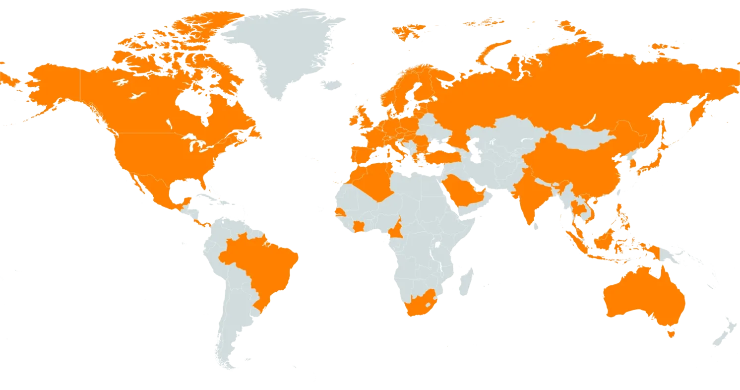 Carte du monde